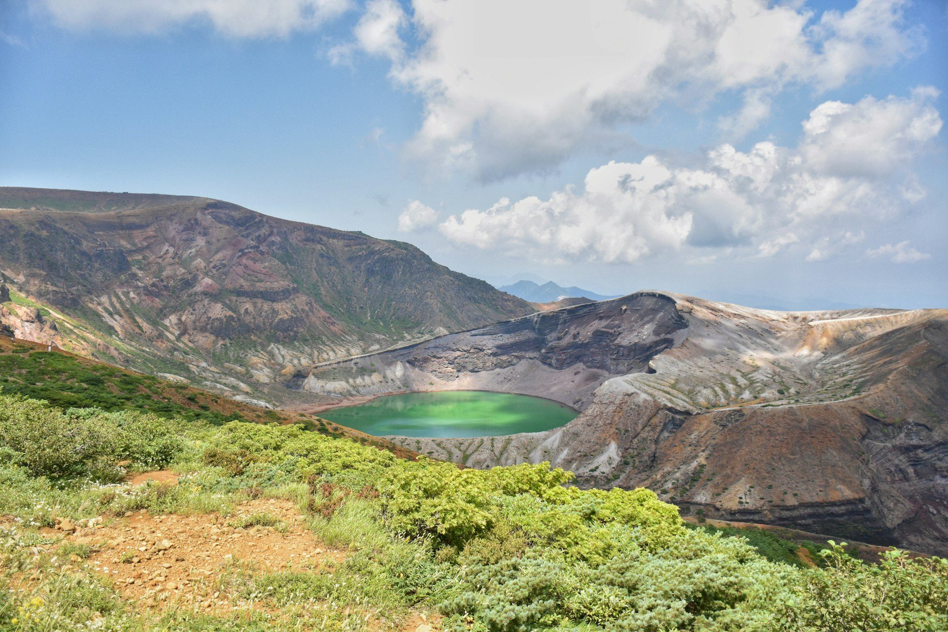 Lake Tritriva, a volcanic crater lake in the Madagascar highlands